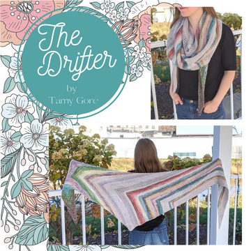 The Drifter Shawl Yarn Pack, pattern not included, dyed to order