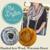 The Drifter Shawl Yarn Pack, pattern not included, ready to ship