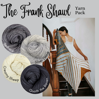 The Frank Shawl Yarn Pack, pattern not included, ready to ship
