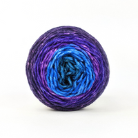 Knitcircus Yarns: The Knit Sky 50g Panoramic Gradient, Daring, ready to ship yarn