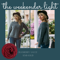 The Weekender Light Sweater Kit, dyed to order