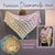 Tunisian Diamonds Crochet Shawl Yarn Pack, pattern not included, dyed to order