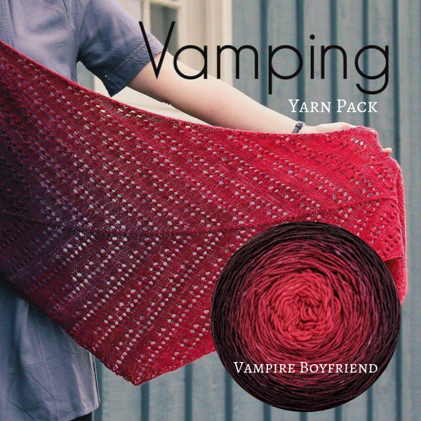 Vamping Shawl Yarn Pack, pattern not included, ready to ship