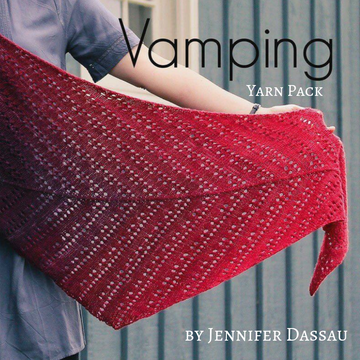 Vamping Shawl Yarn Pack, pattern not included, dyed to order