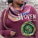 Woven Shawl Yarn Pack, pattern not included, dyed to order