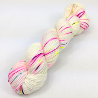 Knitcircus Yarns: Wild Child Speckled Handpaint Skeins, dyed to order yarn