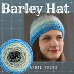 Barley Hat Yarn Pack, pattern not included, Gradient, dyed to order