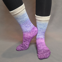 Knitcircus Yarns: The Miss Bennets Panoramic Gradient Matching Socks Set, dyed to order yarn