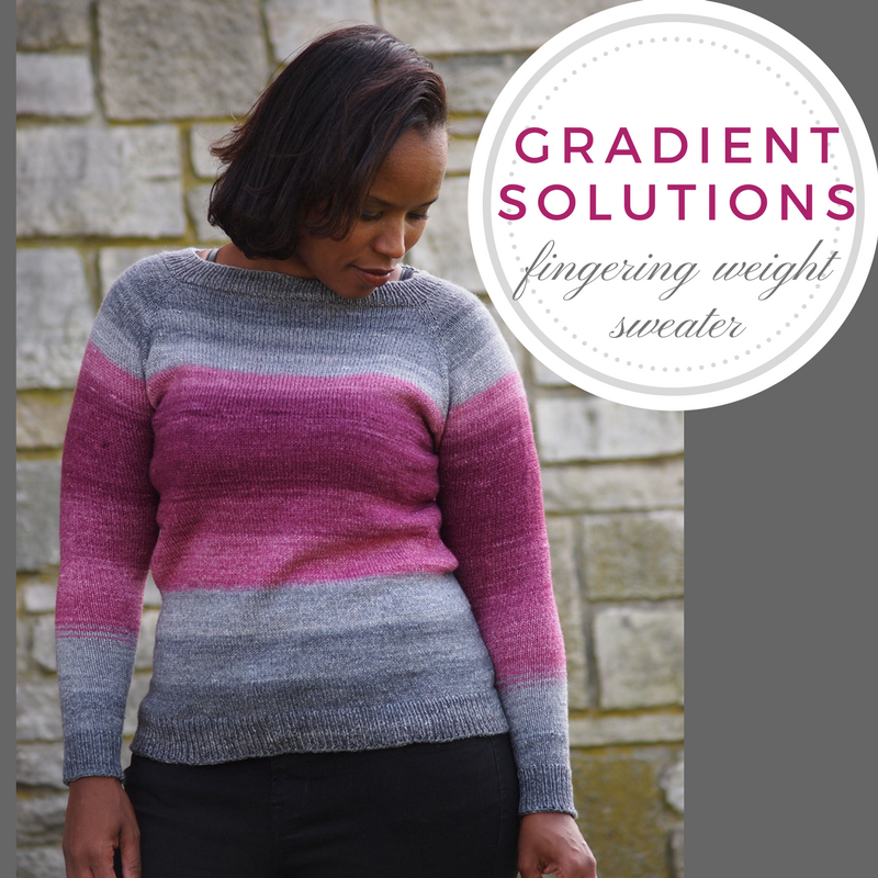 Gradient Solutions Sweater II Yarn Pack, pattern not included, dyed to order