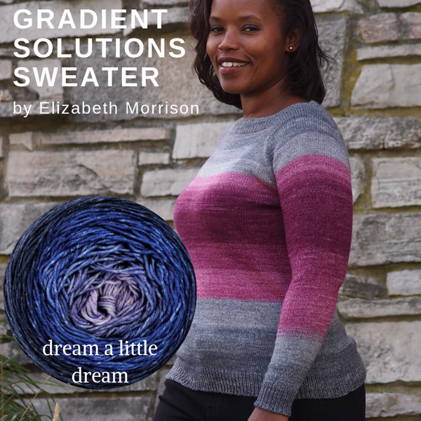 Gradient Solutions Sweater II Yarn Pack, pattern not included, | Knitcircus