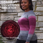 Gradient Solutions Sweater II Yarn Pack, pattern not included, dyed to order