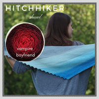 Hitchhiker Shawl Yarn Pack, pattern not included, ready to ship