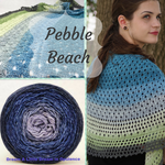 Pebble Beach Shawl Yarn Pack, pattern not included, dyed to order