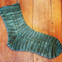 Pattern - Digital Download of Fairy Tree Socks by The Driftless Knitter